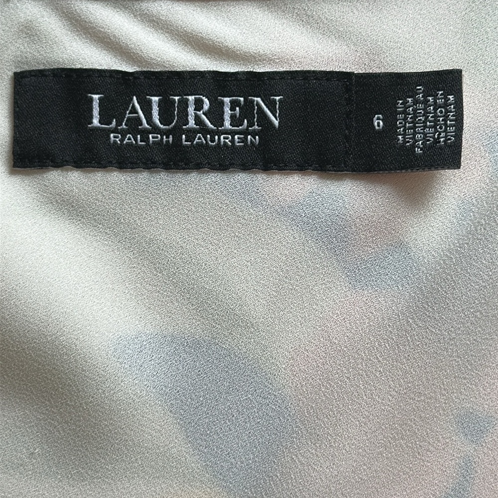 RALPH LAUREN Elegant Cream Maxi Dress. - Picture 10 of 14